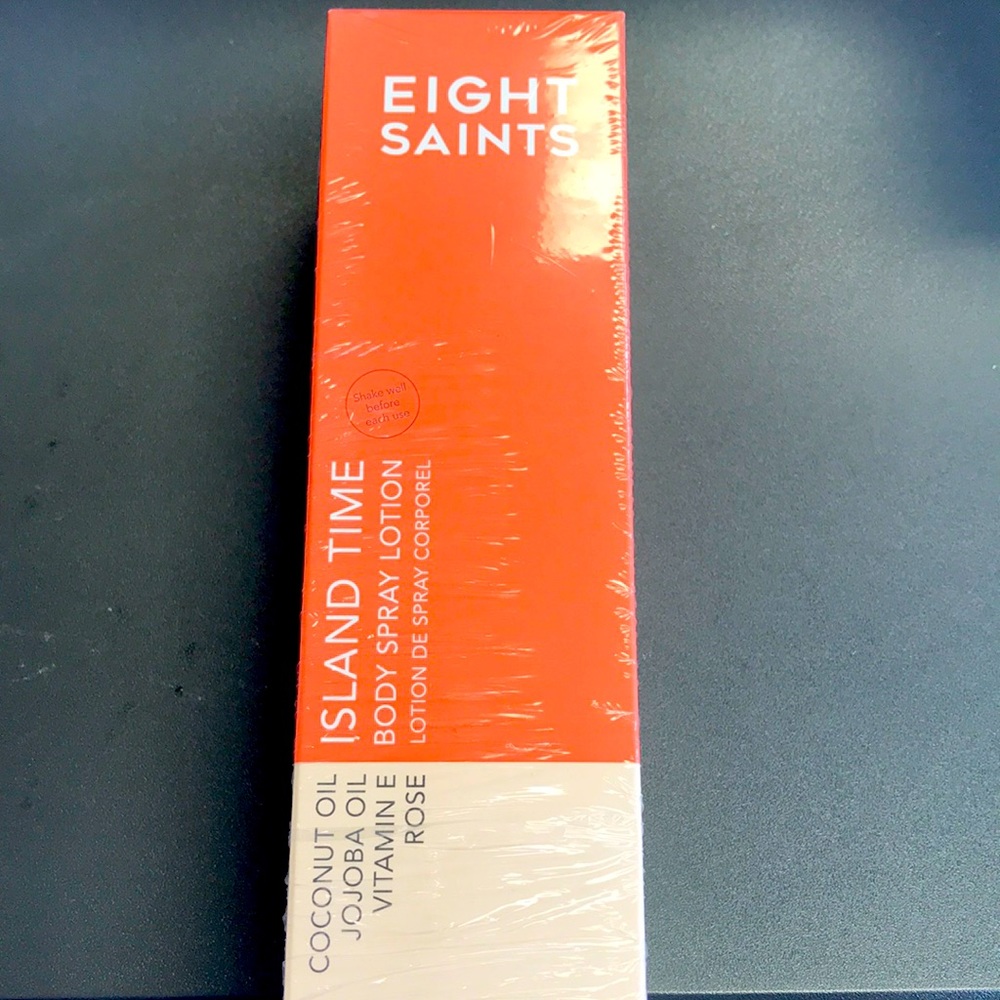 Brand new Eight Saints Island Time body spray lotion